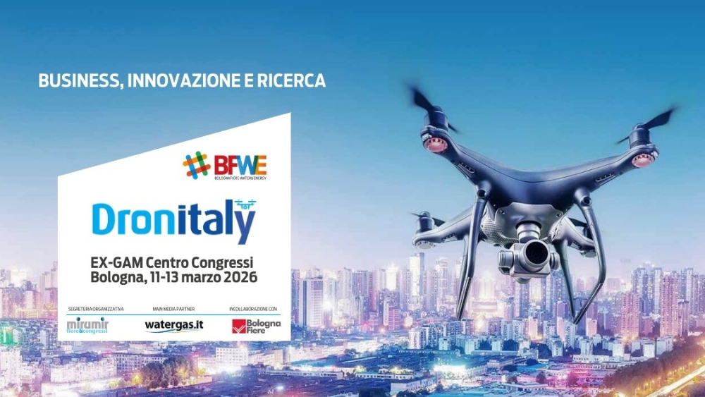 BUSINESS, INNOVAZIONE E RICERCA:   DRONITALY A BOLOGNA DALL’11 AL 13 MARZO 2026